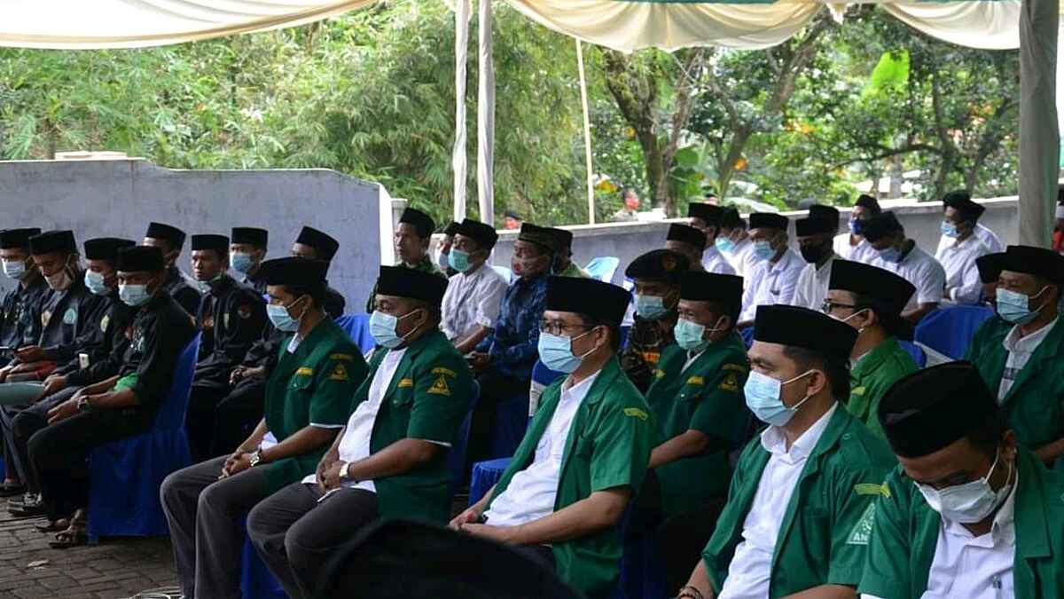 PCNU Kraksaan Lantik Pengurus (PAC) GP Ansor Banyuanyar Probolinggo dan Peringatan Isra Mira