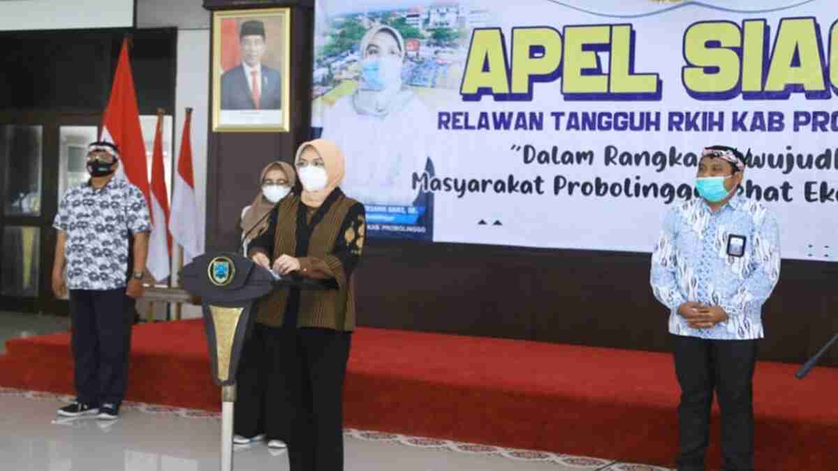 Bupati Probolinggo Pimpin Apel Siaga Relawan Tangguh RKIH