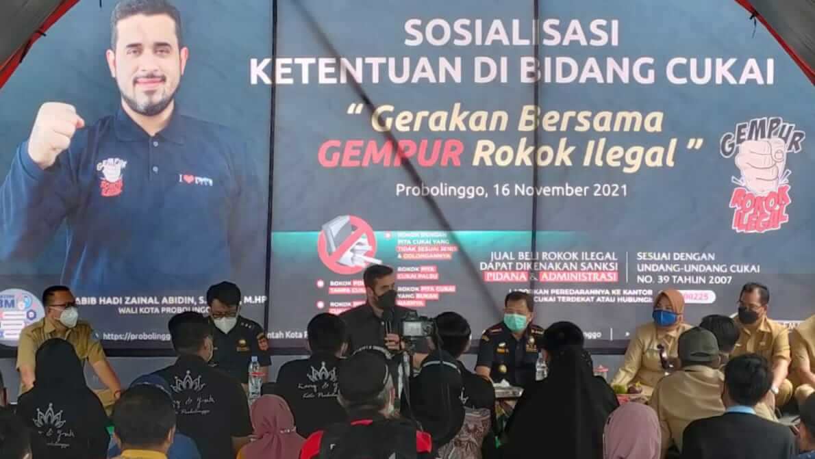 Diskominfo Kota Probolinggo Rangkul Pegiat Media Sosial, KIM dan Perwakilan Kang Yuk Kota Probolinggo untuk Gempur Rokok Ilegal