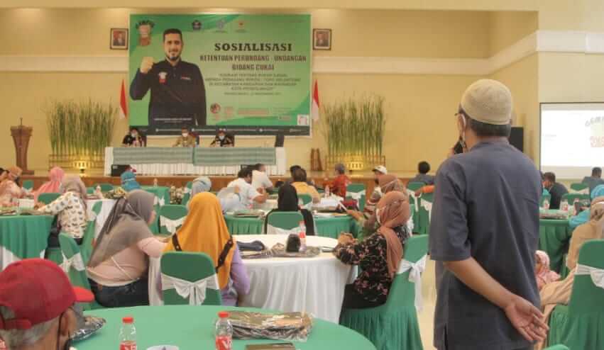 Sosialisasi Cukai bersama Pedagang dan Toko di Kawasan Kanigaran dan Mayangan, Pedagang Sepakat Gempur Rokok Ilegal