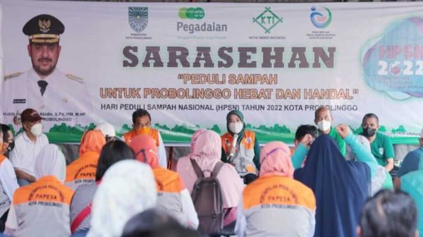 Puncak Peringatan HPSN 2022, DLH dan Pemkot Probolinggo Gelar Gowes Bersihkan Sampah