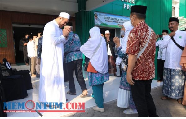 Wali Kota Habib Hadi bersama Forkopimda Sambut Kedatangan Jamaah Haji Kota Probolinggo