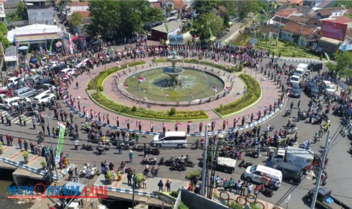 Bundaran Glaser Kota Probolinggo Jadi Pusat Peringatan Detik-detik Proklamasi