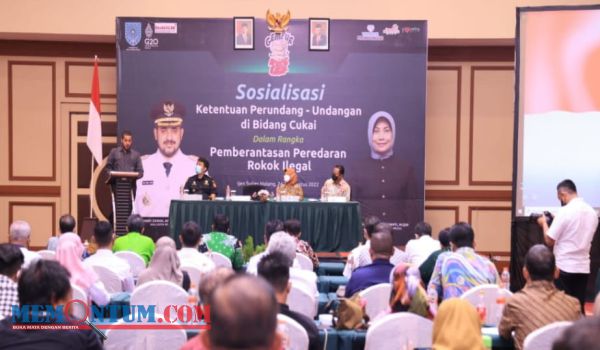 Gempur Rokok Ilegal, Pemkot Probolinggo bersama KPPBC Tipe Madya Pabean C Probolinggo Sosialisasi Cukai