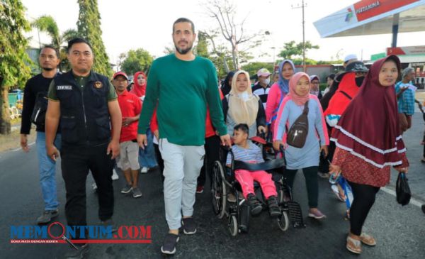 Jalan Sehat bersama Ribuan Warga, Wali Kota Habib Hadi Kampanyekan Kompetisi We Love Cities Kota Probolinggo