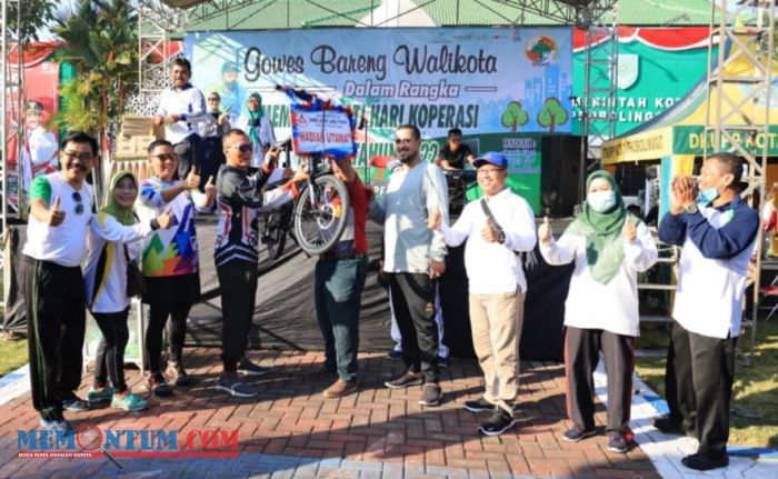 Wali Kota Kota Probolinggo Gowes Bareng Rayakan HUT Ke-75 Koperasi Nasional