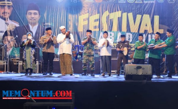 Wali Kota Habib Hadi Meriahkan Gelaran Festival 1 Abad NU di Alun-alun Probolinggo