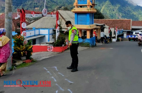 Diduga Rem Motor Blong, Remaja Kraksaan Meregang Nyawa di Jalan Sukapura Probolinggo