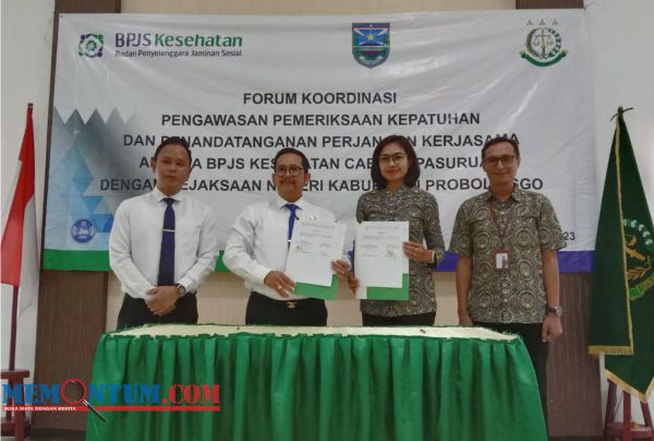 Bidik Badan Usaha Tak Tertib, Kejari Probolinggo Jalin MoU dengan BPJS Kesehatan